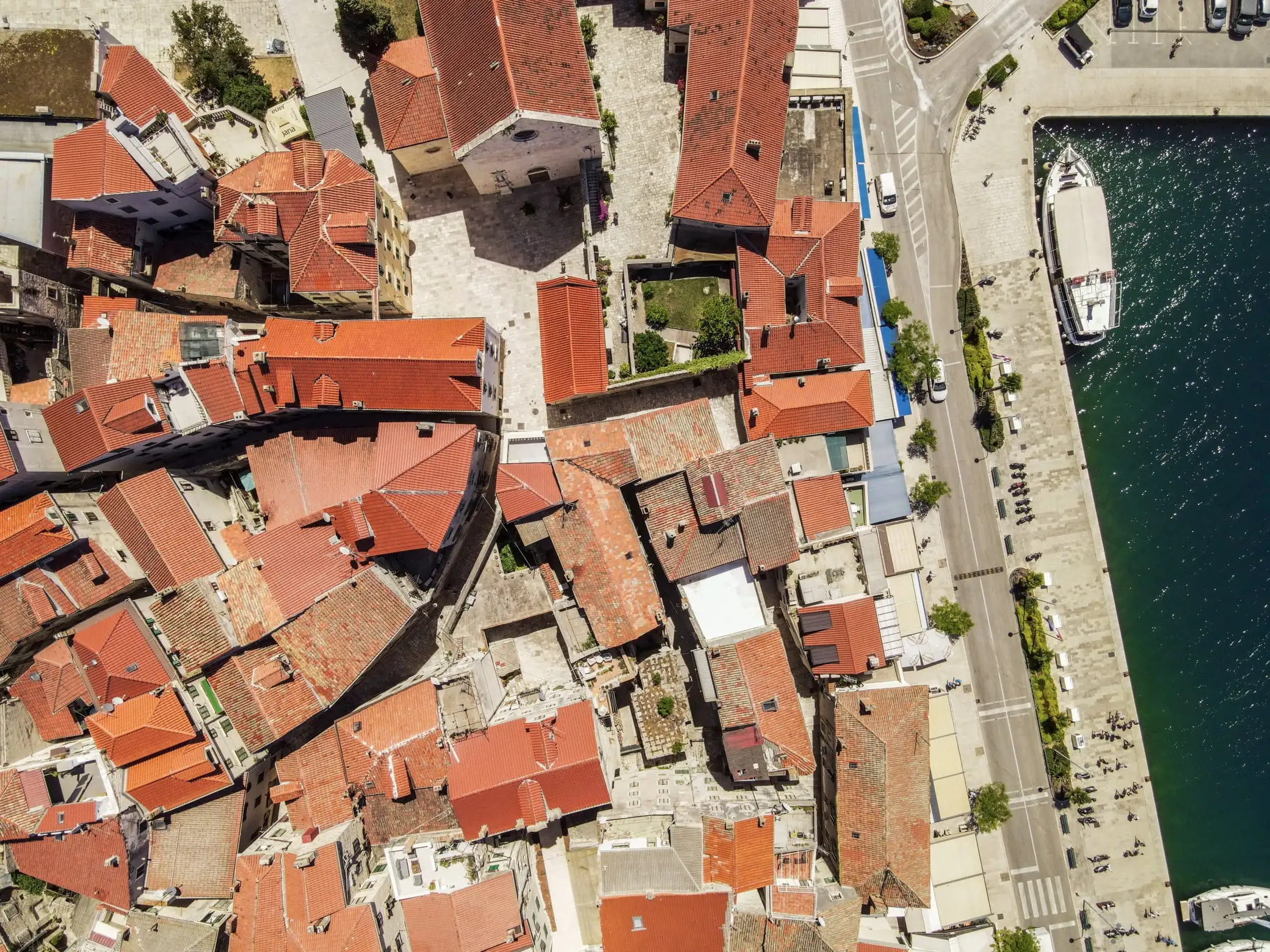 Šibenik — view towards the Cathedral of St. James (UNESCO)