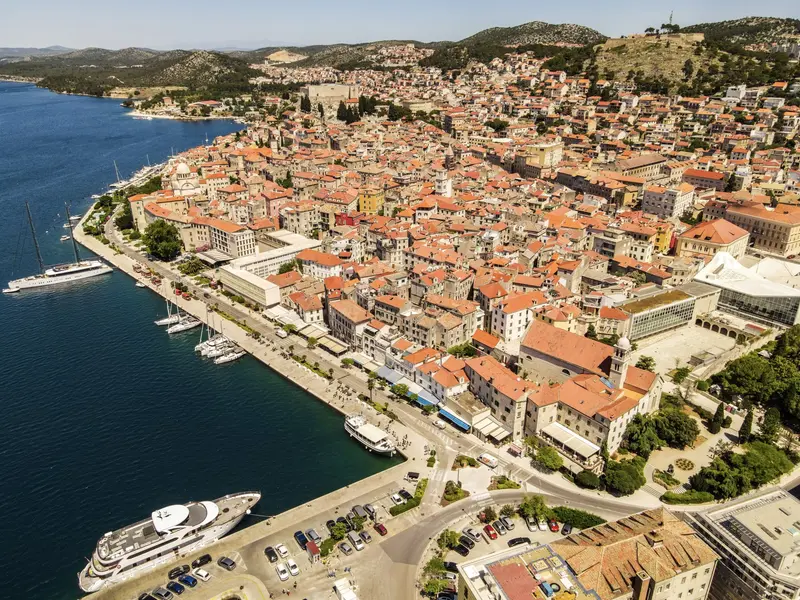Šibenik Old Town House — drone view 5
